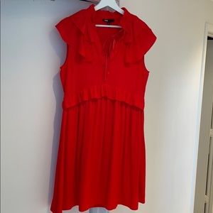 Maje red dress